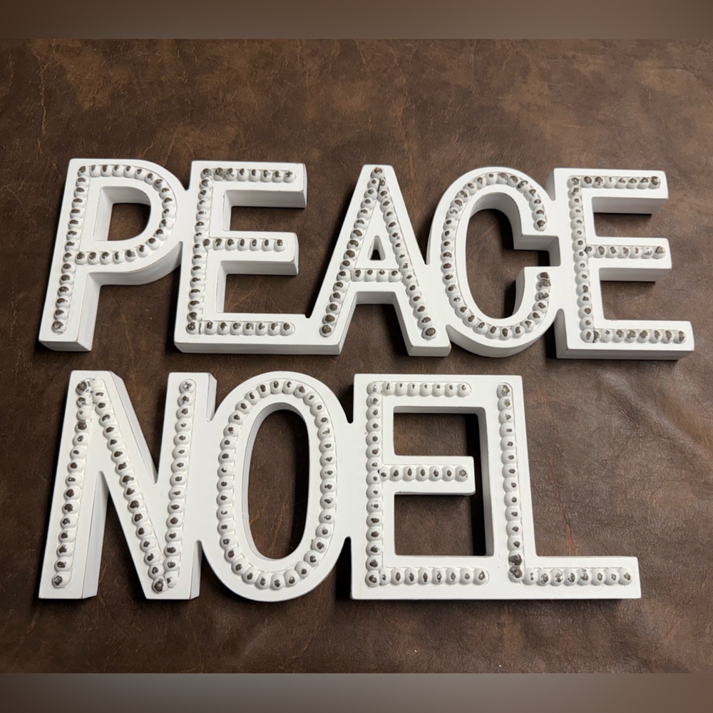 White Wall Decor-Christmas themed